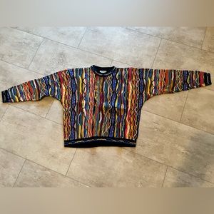 Coogi Crewneck Multi-Color Size M